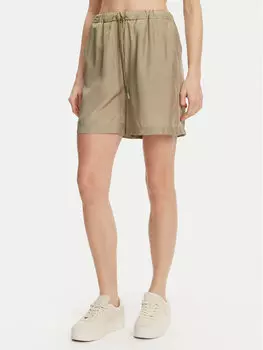 Шорты свободного кроя из ткани Borbona 2513141025 Marella, зеленый