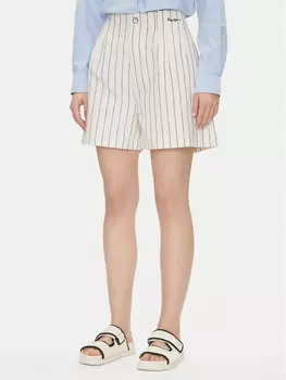 Шорты свободного кроя из ткани Henar PL801163 Pepe Jeans, бежевый