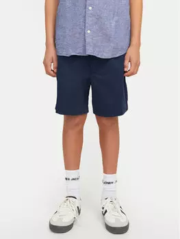 Шорты свободного кроя из ткани Jaiden 12275013 Jack&Jones Junior, синий