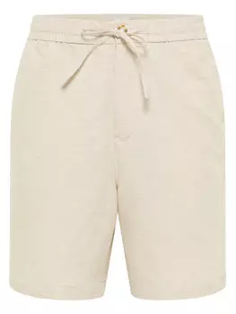 Шорты свободного кроя из ткани Linen 1016459 Mustang, экрю