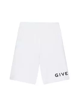 Шорты свободного кроя с логотипом Givenchy, белый