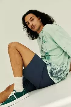 Шорты свободного кроя с поясом H&amp;M, темно-синий