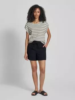 Шорты свободного кроя с завязками, модель «КАРМЕН» Vero Moda, черный