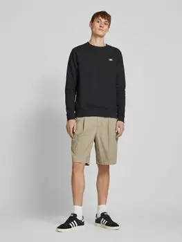 Шорты свободного кроя со складками Calvin Klein Jeans, серо-коричневый