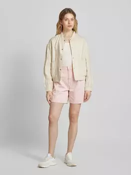 Шорты свободного кроя со складками, модель «МАРИНА» Mango, розовый