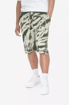 Шорты тай-дай Alpha Industries, зеленый