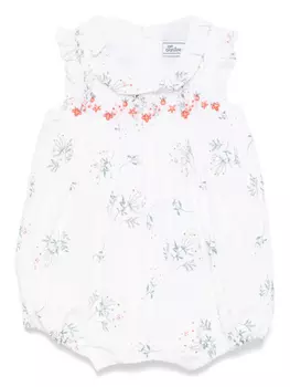 Шорты Tartine Et Chocolat с цветочным принтом, белый