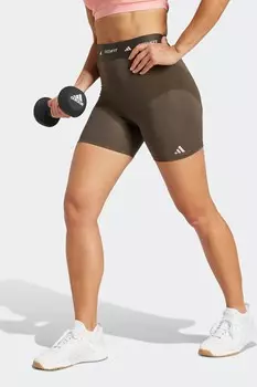 Шорты Techfit 7/8 Adidas, зеленый