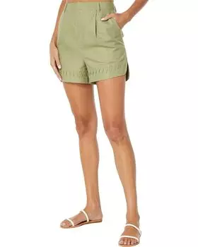 Шорты Ted Baker Haiyzol Whip Stitch Tailored Shorts with Step Hem, цвет Mid/Green