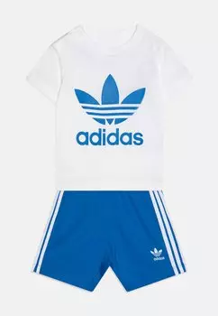 Шорты TEE INFANT UNISEX SET adidas Originals, цвет blue bird