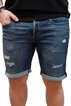 Шорты - Темно-синие - Нормальная талия SUPERDRY, темно-синий