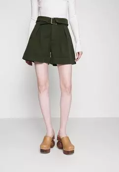 Шорты темно-зеленые Pinko
