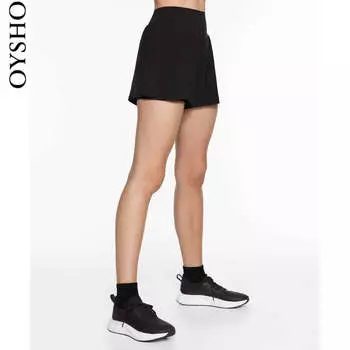 Шорты теннисные Oysho, черный