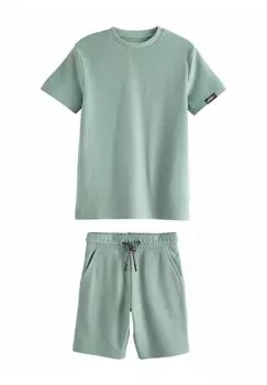Шорты TEXTURE SET REGULAR FIT Next, цвет green