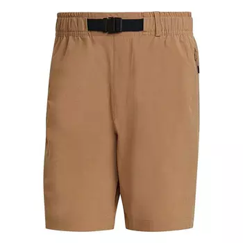 Шорты th short wv id sports stylish adjustable belt woven shorts yellow Adidas, желтый