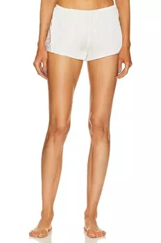 Шорты THE MODE Silk Fleur Short, белый