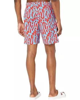 Шорты The North Face Printed Class V 9" Belted Shorts, цвет Norse Blue Amniote Large Print