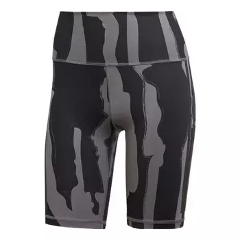 Шорты thebe magugu biker shorts 'black' Adidas, черный