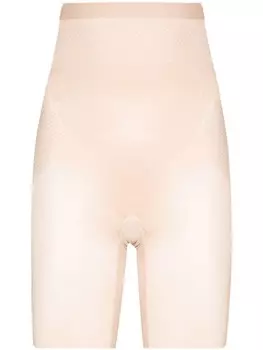 Шорты Thinstincts с завышенной талией SPANX, бежевый