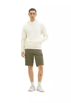 Шорты TOM TAILOR, цвет olive diamond structure