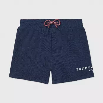 Шорты Tommy Hilfiger Kids' Knit Logo, темно-синий