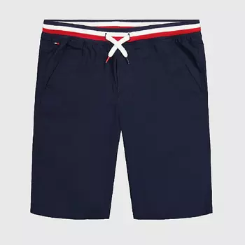 Шорты Tommy Hilfiger Little Kids' Logo Stripe, темно-синий