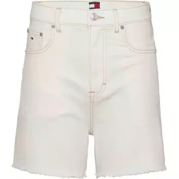 Шорты Tommy Jeans BI8194 Mom Fit denim, белый