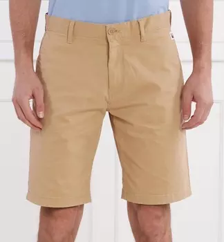 Шорты Tommy Jeans SCANTON Regular Fit, бежевый