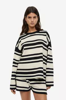 Шорты тонкой вязки H&M, бежевый