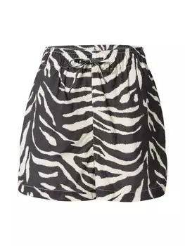 Шорты Topshop, черный/белый