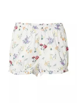 Шорты TOPSHOP Regular Pants, натуральный белый