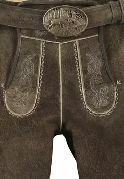 Шорты TRACHTEN INKL GRTEL MICH-HAV Spieth & Wensky, темно-коричневый