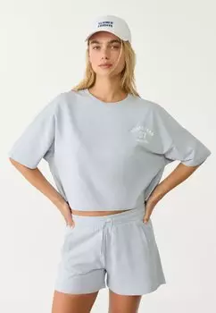 Шорты Tracksuit bottoms Stradivarius, светло-голубой