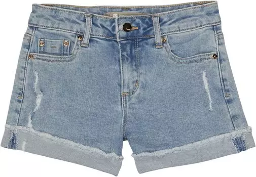 Шорты Tractr Brittany Roll Cuff, цвет Light Indigo