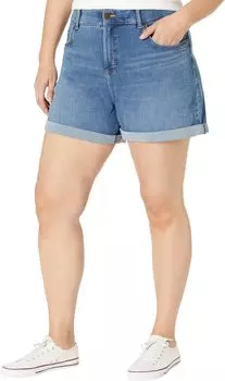 Шорты трапециевидной формы с манжетами больших размеров Ultra Lux Lee, цвет Deep Heights