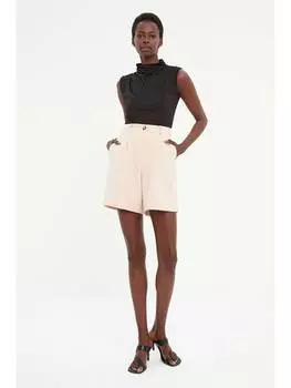 Шорты trendyol, бежевый