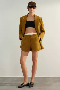 Шорты Trendyol тканые, хаки