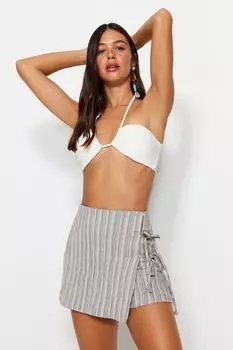 Шорты Trendyol тканые, коричневый