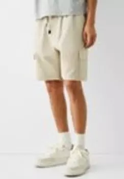 Шорты тренировочного костюма Bershka, песочный