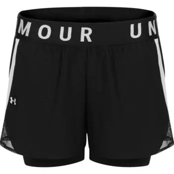 Шорты тренировочные Play Up 2-в-1 женские UNDER ARMOR UNDER ARMOUR, цвет weiss