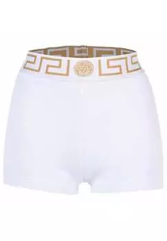 Шорты - трусики-трусы topeka из органического хлопка би-стрейч Versace, белый