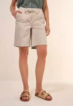 Шорты TWILL IM WASHED-LOOK Cecil, бежевый