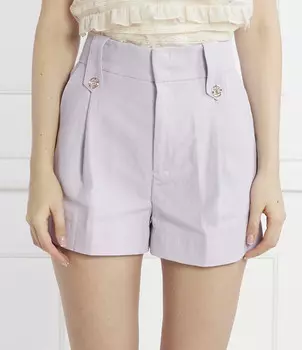 Шорты TWINSET Regular Fit, фиолетовый