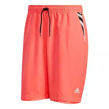 Шорты tyo wv sh m casual sports lacing breathable shorts pink red Adidas, красный