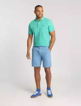 Шорты U.S. Polo Assn Dobby Pattern Mason, светло-голубой