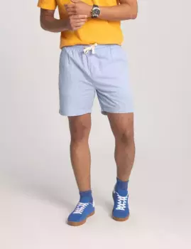 Шорты U.S. Polo Assn Seersucker Drawstring Jogger, светло-голубой