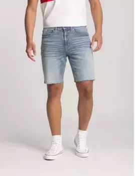 Шорты U.S. Polo Assn Slim Straight 5 Pocket Denim, серо-голубой