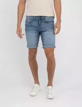 Шорты U.S. Polo Assn Slim Straight 5 Pocket Cuffed Denim, синий
