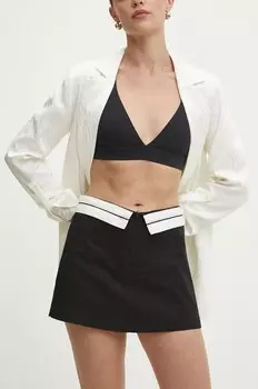 Шорты-юбка Answear Lab, черный