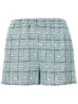 Шорты, украшенные кристаллами AMIRI, зеленый